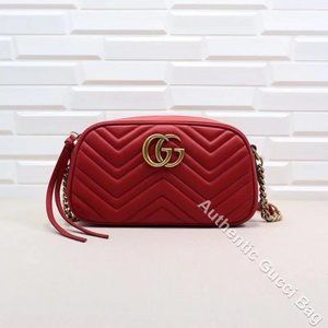 New 🔥G U C C I🔥 Marmont small matelasse shoulder bag